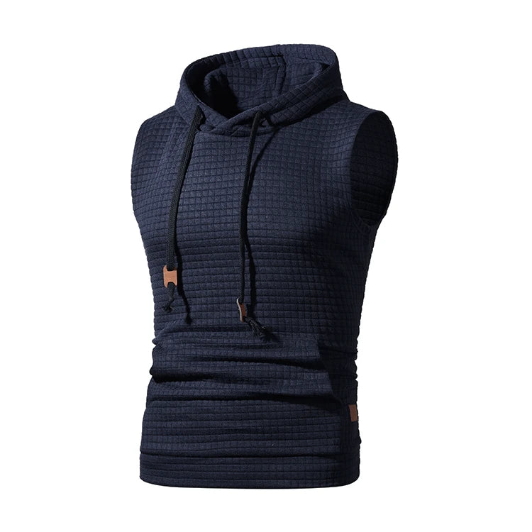 Mens Sleeveless Gym Hoodie