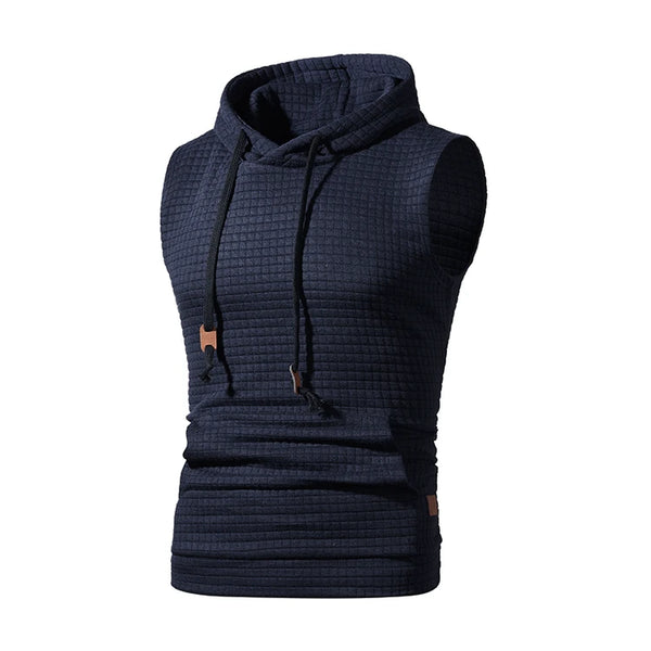Mens Sleeveless Gym Hoodie
