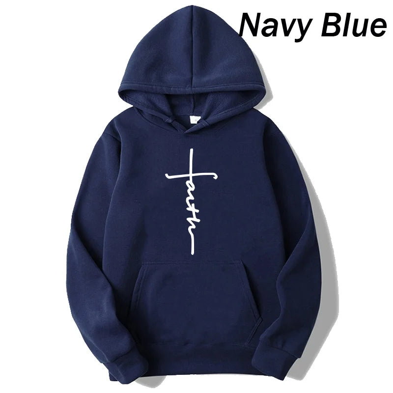 Unisex Faith Jesus Hoodie | Faith Cross Christian Hoodie