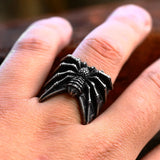 Stainless Steel Spider Ring | Punk Goth Horror Ring Stainless Steel Spider Ring | Punk Goth Horror Ring