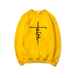 Faith Sweatshirt Christian Clothing Faith Cross Sweatshirt Faith Sweatshirt Christian Clothing Faith Cross Sweatshirt