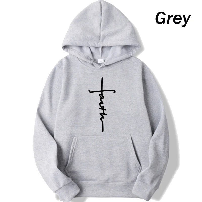 Unisex Faith Jesus Hoodie | Faith Cross Christian Hoodie
