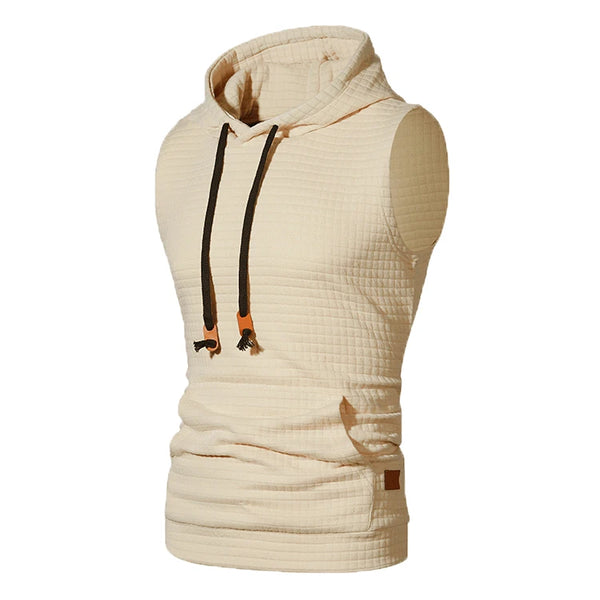 Mens Sleeveless Gym Hoodie