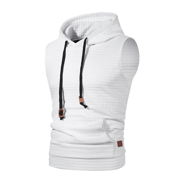 Mens Sleeveless Gym Hoodie