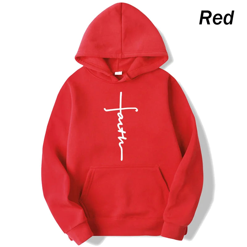 Unisex Faith Jesus Hoodie | Faith Cross Christian Hoodie