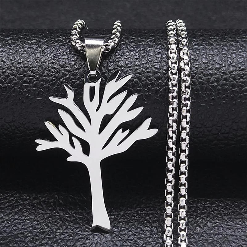 Tree of Life Stainless Steel Necklace Main image