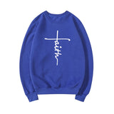 Faith Sweatshirt Christian Clothing Faith Cross Sweatshirt Faith Sweatshirt Christian Clothing Faith Cross Sweatshirt
