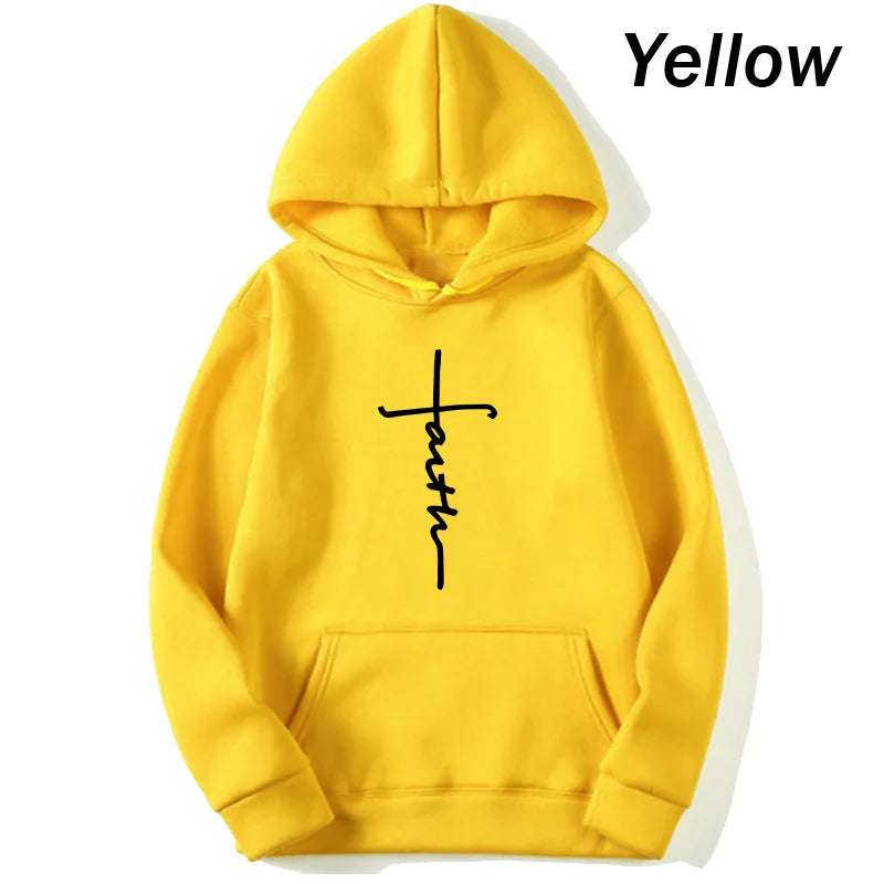 Unisex Faith Jesus Hoodie | Faith Cross Christian Hoodie