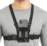 Adjustable Phone Chest Strap Holder | Android iPhone Samsung Galaxy Chest Holder Adjustable Phone Chest Strap Holder | Android iPhone Samsung Galaxy Chest Holder