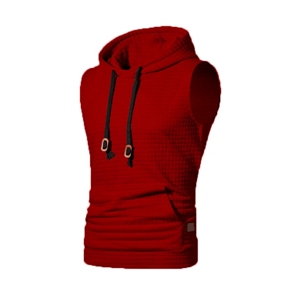 Mens Sleeveless Gym Hoodie