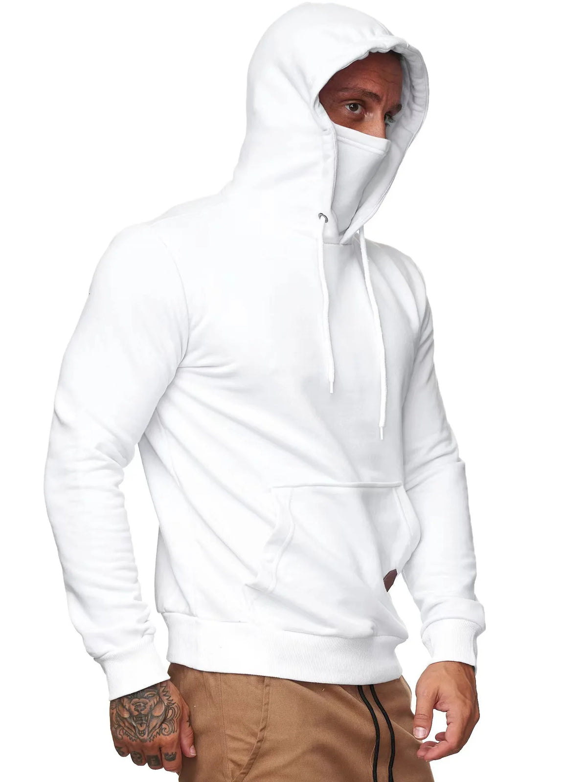 Mens Sleeveless Gym Hoodie