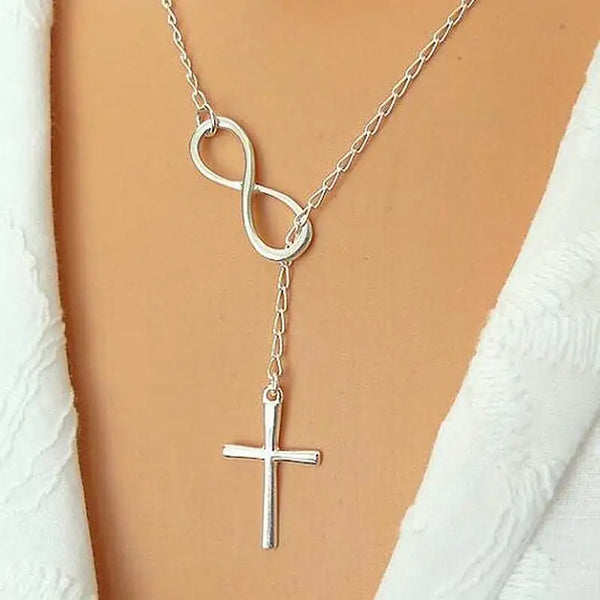 Infinite Faith Jesus Christian Pendant Necklace