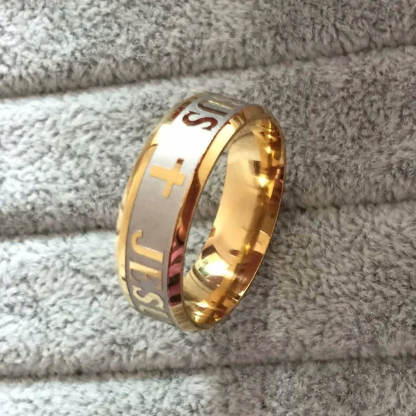 Love Jesus Cross Ring