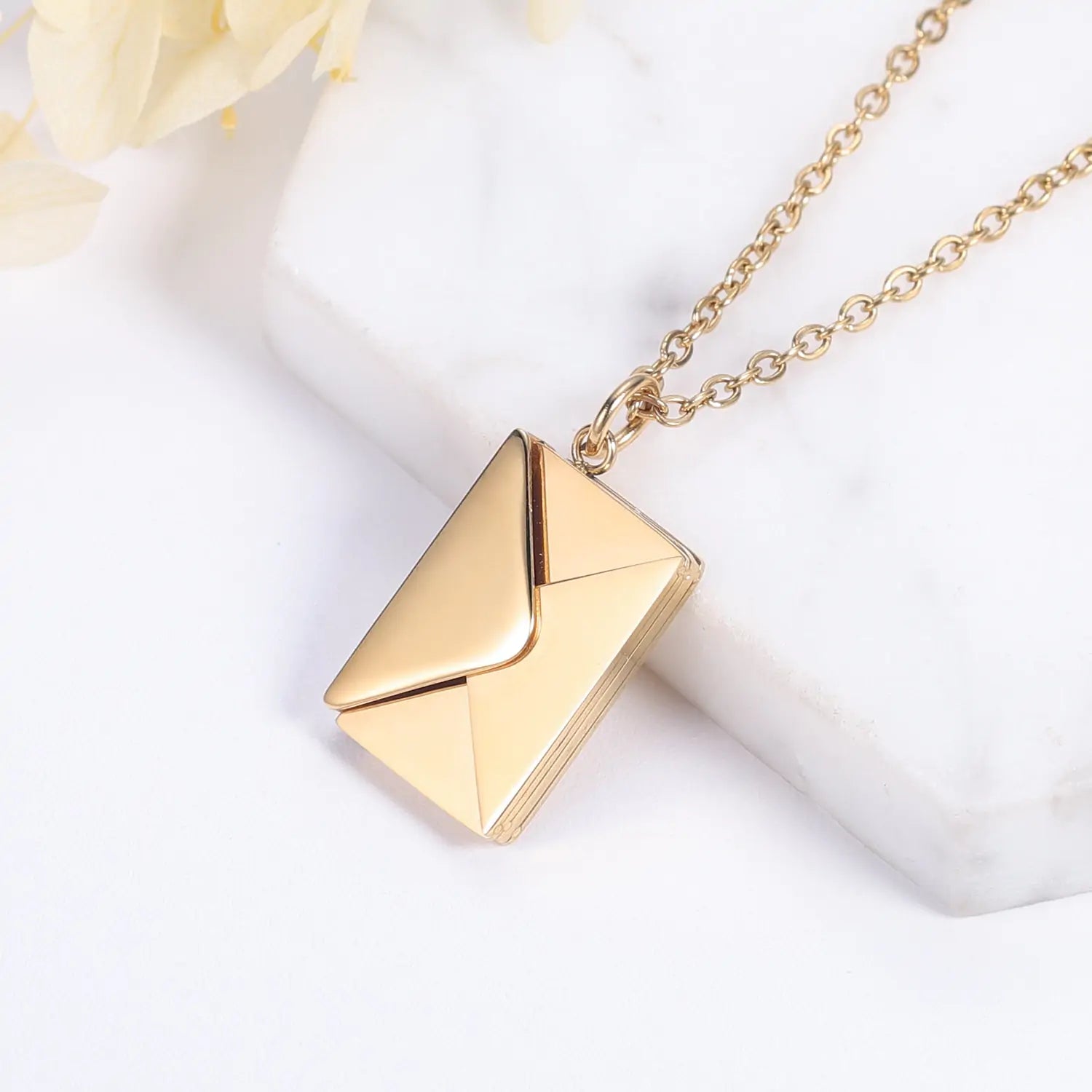 Envelope Necklace | Letter Necklace Secondary image