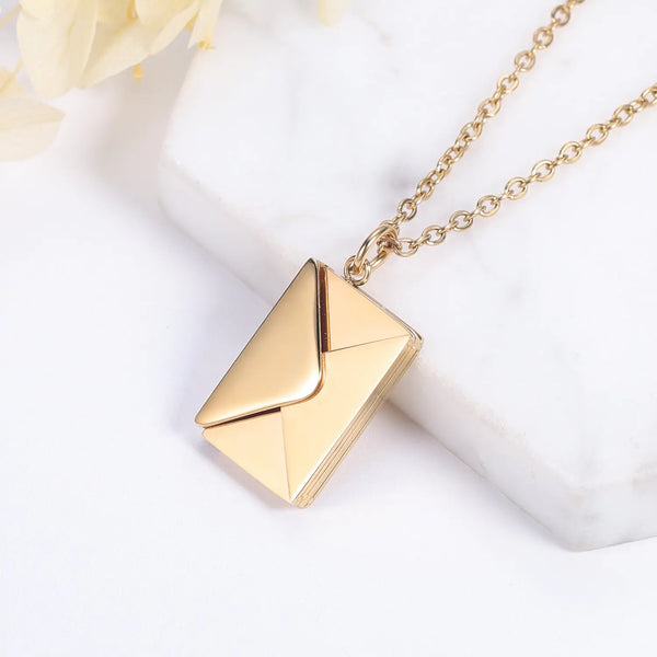 Envelope Necklace | Letter Necklace