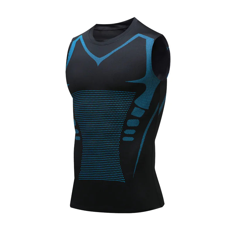 Men's Quick-Dry Slim Fit Workout Compression Shirt Vest
