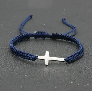 Faith Rope Cross Bracelet | Religious Jesus Cross Bracelet Faith Rope Cross Bracelet | Religious Jesus Cross Bracelet