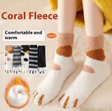 Women's Cute Cat Paw Fleece Socks Women's Cute Cat Paw Fleece Socks