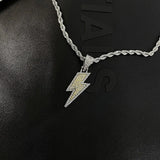 Lightning Pendant Necklace - Lightning Bolt Necklace Lightning Pendant Necklace - Lightning Bolt Necklace