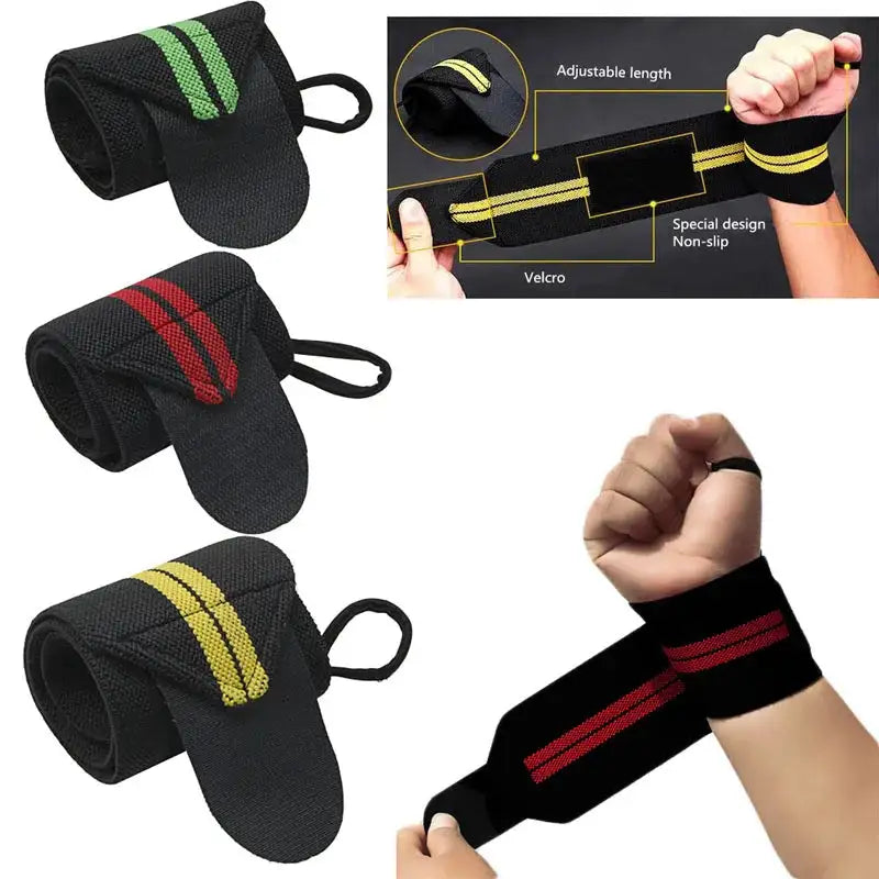 Weight Lifting Wrist Strap | Fitness Gym Sport Wrist Wrap