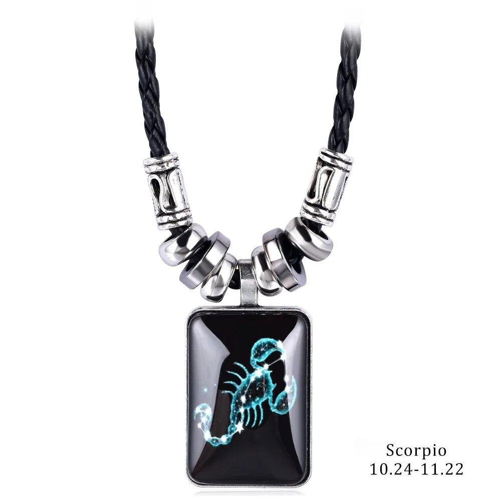 Celestial Zodiac Charm Necklace