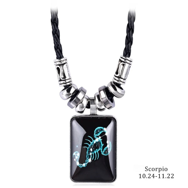 Celestial Zodiac Charm Necklace