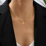 Elegant A-Z Stainless Steel Pendant Necklace Elegant A-Z Stainless Steel Pendant Necklace