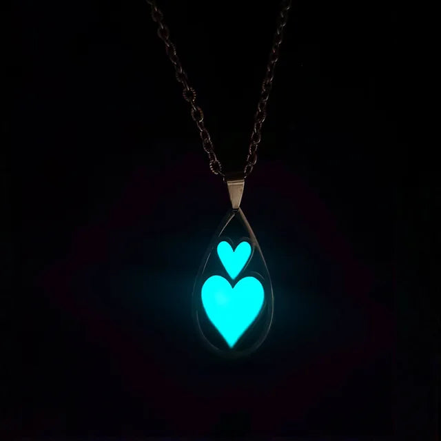 Stainless Steel Glow In The Dark Cross Necklace Secondary image