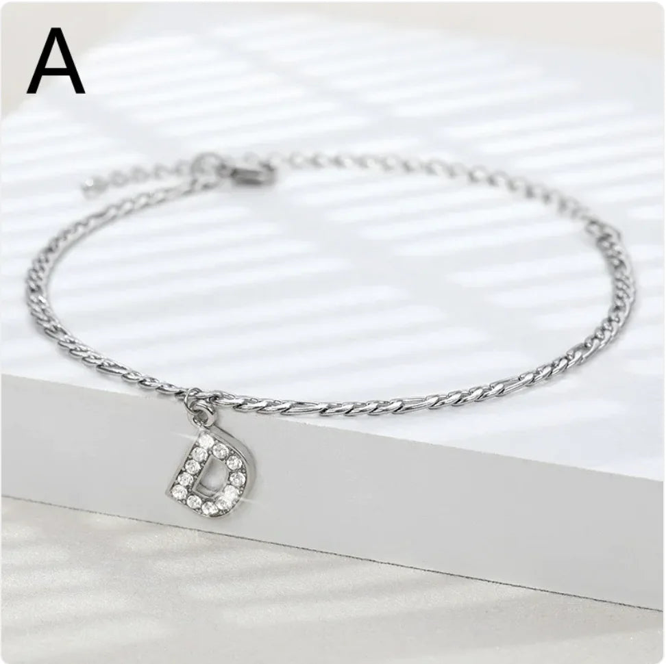 Vintage A-Z Letter Pendant Necklace