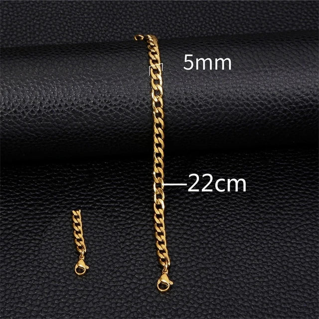 Hollow Double Chain Cross Pendant for Men