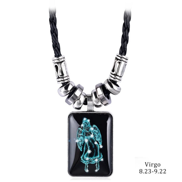 Celestial Zodiac Charm Necklace