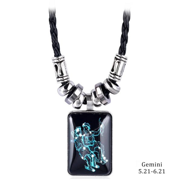 Celestial Zodiac Charm Necklace