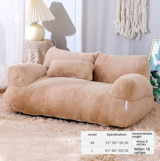 Luxury Plush Cat Bed | Cute Cat Bed
