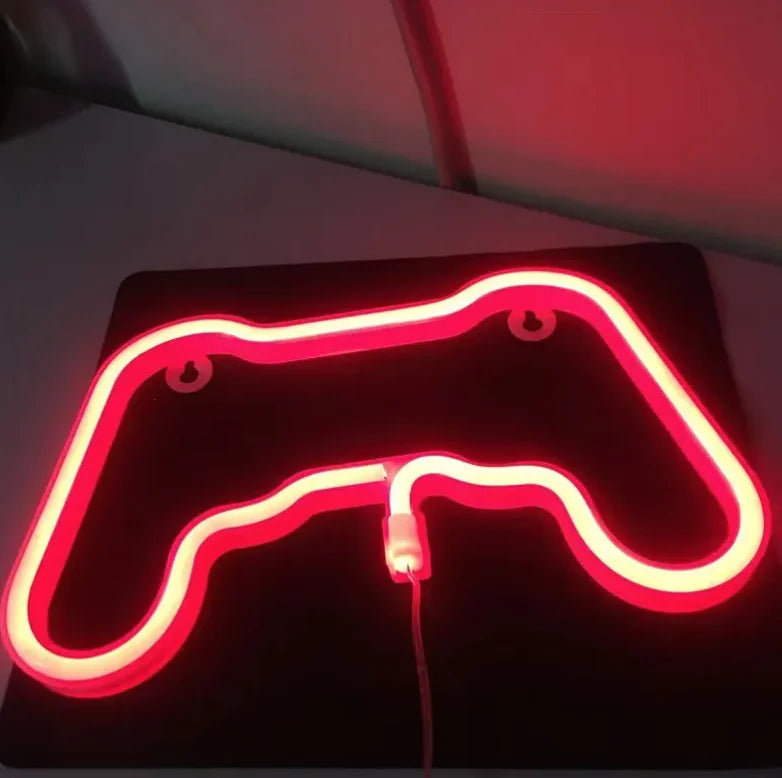 Gaming LED Neon Home Décor Light | Game Controller LED Light