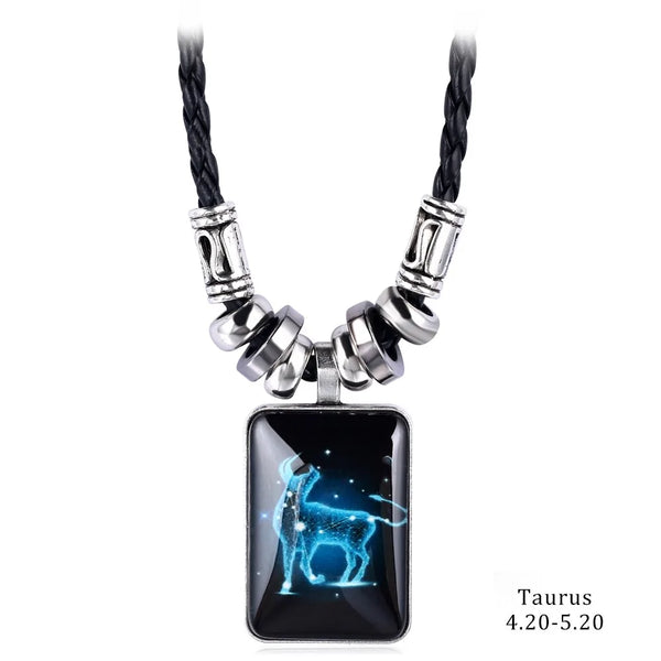 Celestial Zodiac Charm Necklace