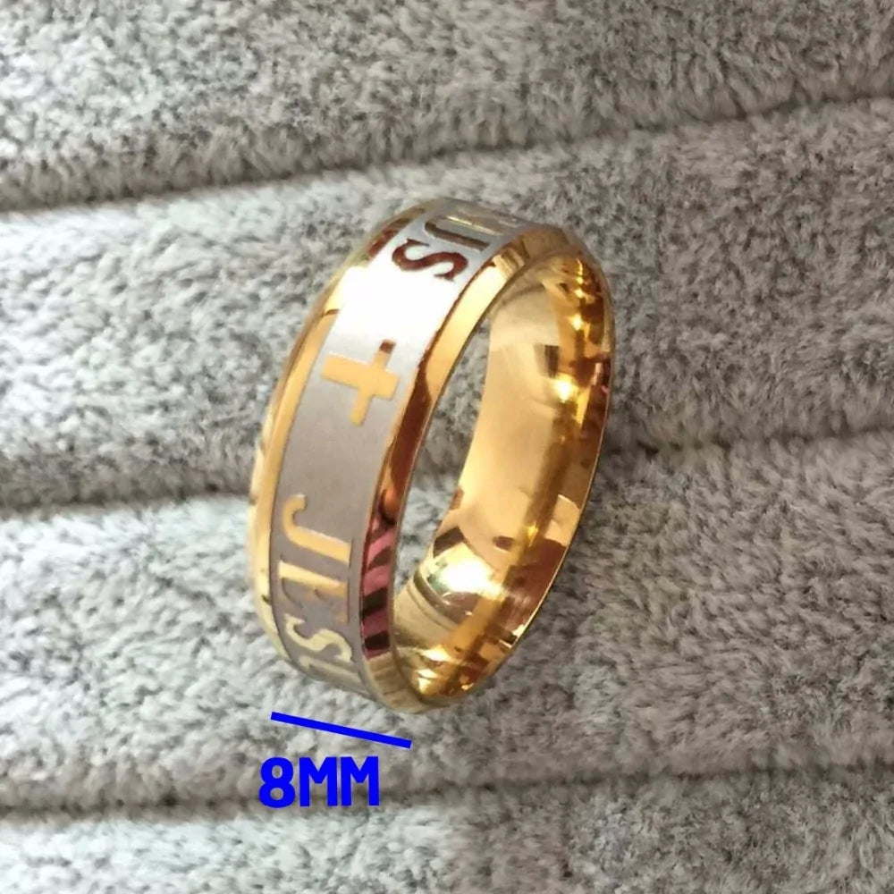 Love Jesus Cross Ring