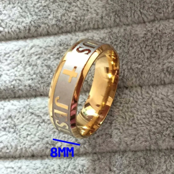 Love Jesus Cross Ring