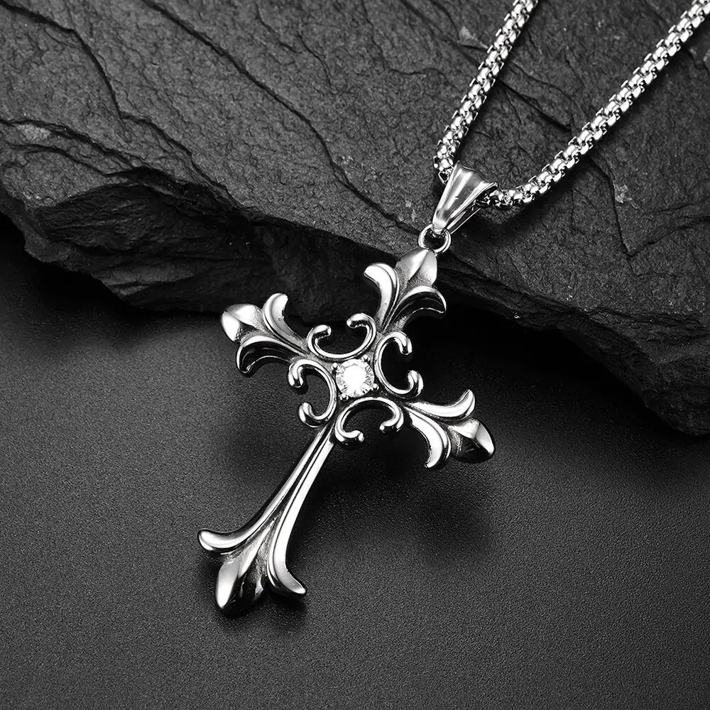 Brilliant Cross Pendant Necklace