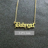 Babygirl Pendant Necklace | Baby Girl Necklace Babygirl Pendant Necklace | Baby Girl Necklace