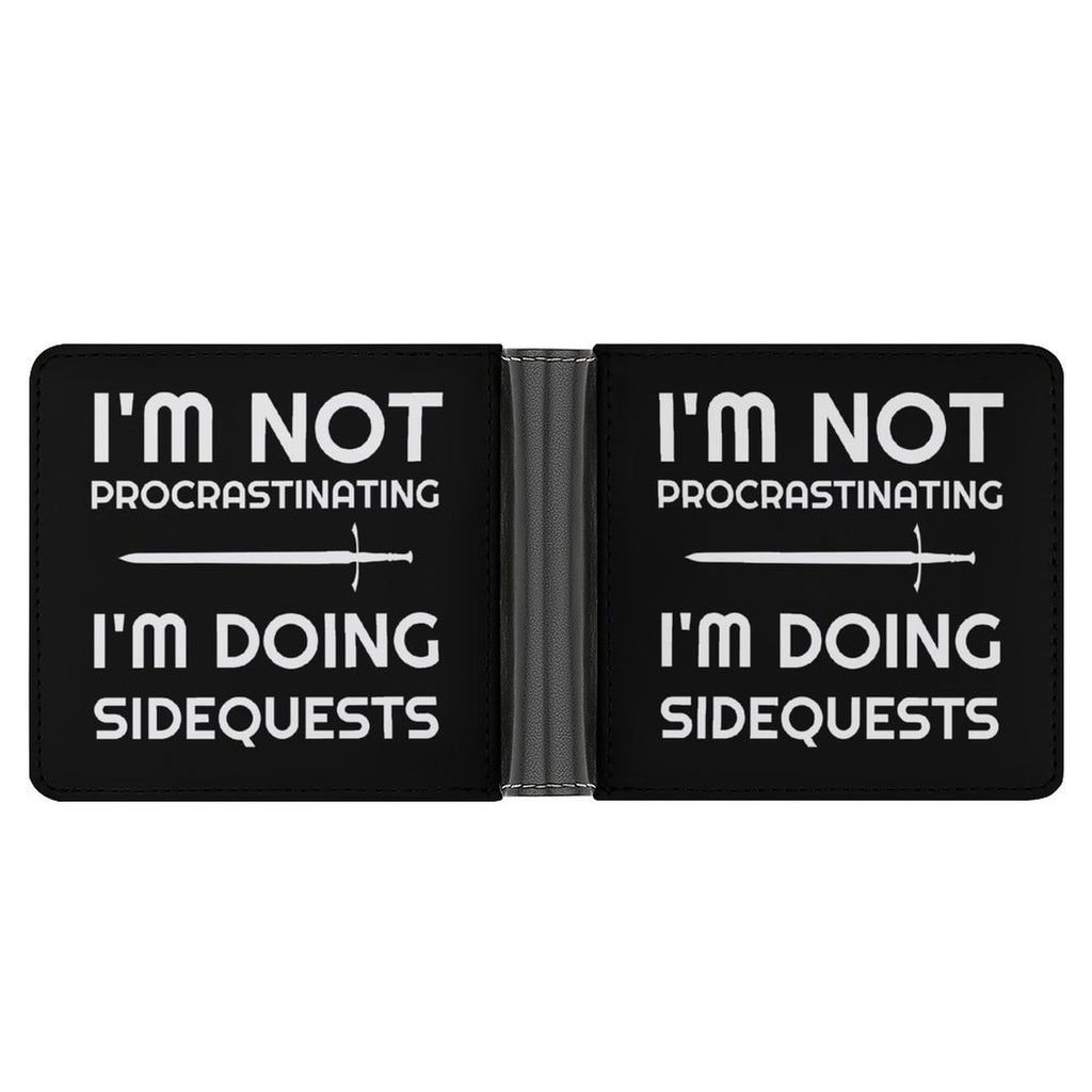 I'm Not Procrastinating I'm Doing Side Quests Fantasy RPG Video Gamer Wallet