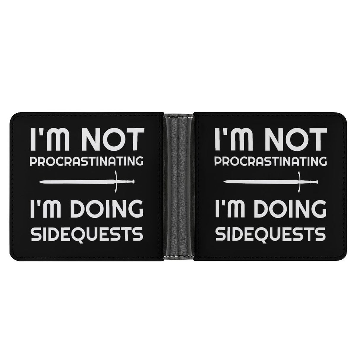I'm Not Procrastinating I'm Doing Side Quests Fantasy RPG Video Gamer Wallet