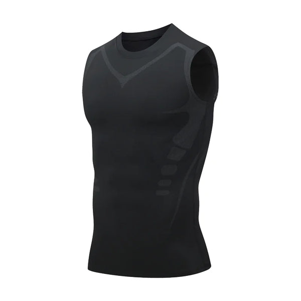 Men's Quick-Dry Slim Fit Workout Compression Shirt Vest