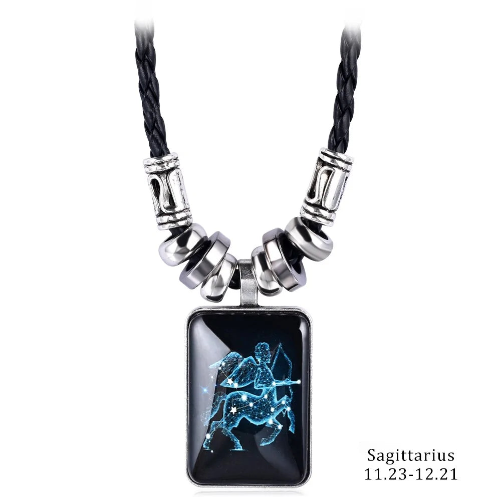 Celestial Zodiac Charm Necklace
