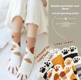 Women's Cute Cat Paw Fleece Socks Women's Cute Cat Paw Fleece Socks