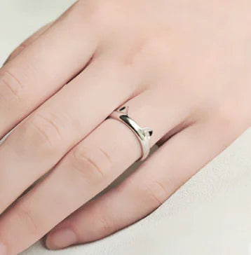 Gold Plated Cat Ring | Cute Cat Ring