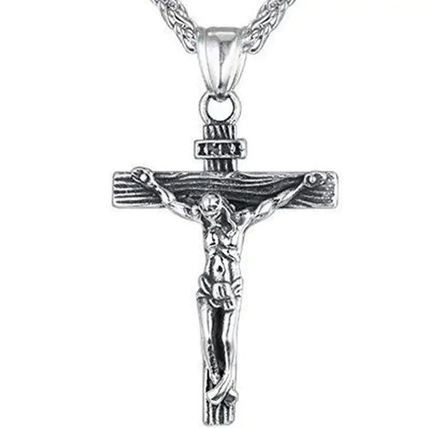 Christian Cross Necklace - Religious Jesus Cross Necklace