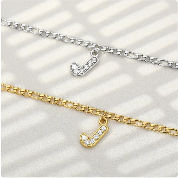Vintage A-Z Letter Pendant Necklace