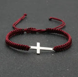 Faith Rope Cross Bracelet | Religious Jesus Cross Bracelet Faith Rope Cross Bracelet | Religious Jesus Cross Bracelet