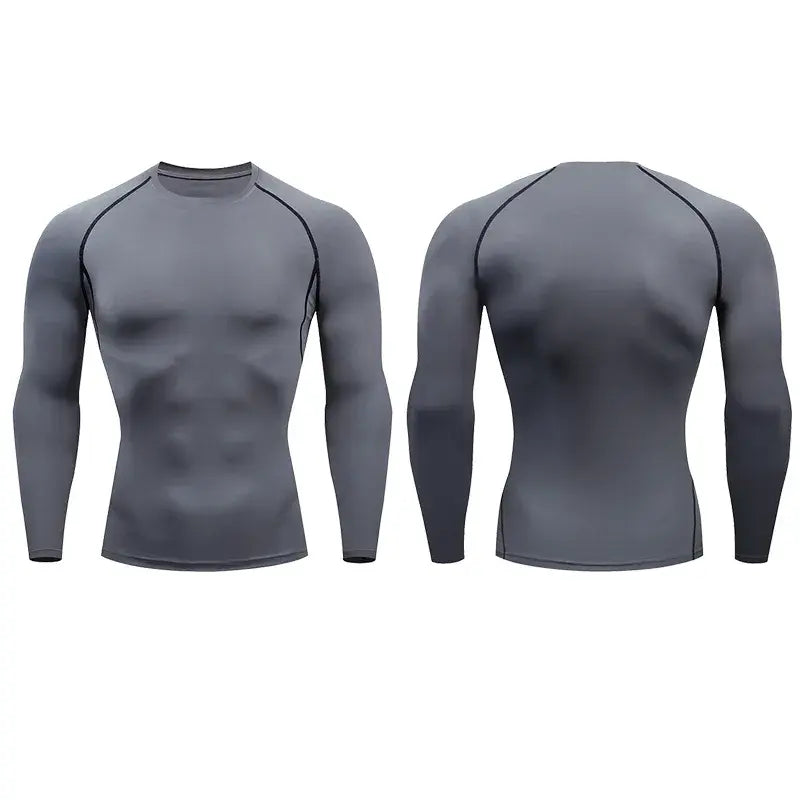Mens Gym Compression Running T-Shirt