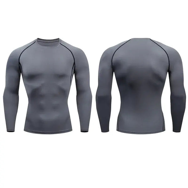 Mens Gym Compression Running T-Shirt